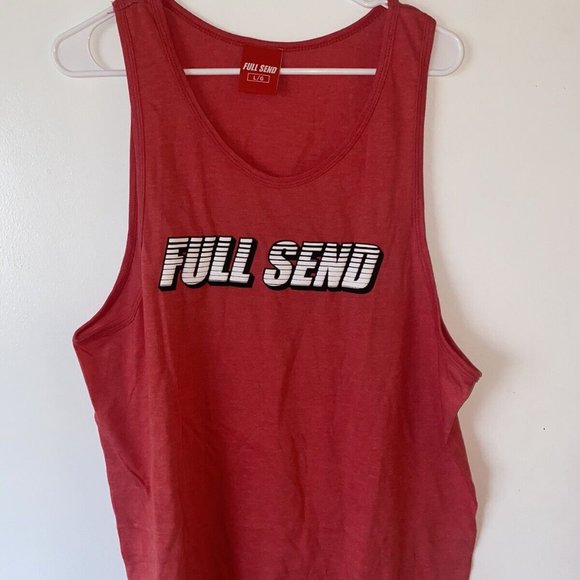*FULL SEND Red Tank Top BRAND NEW (Large & Medium). - Picture 2 of 3